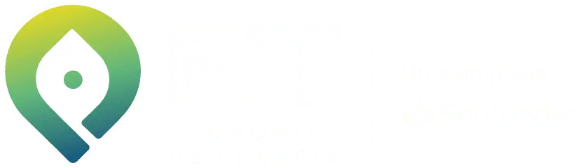 Logo da Fit Energia e Santander